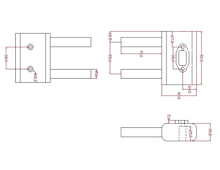 Smoking Exhaust Pipe Muffler For DLE35RA 35cc Engine