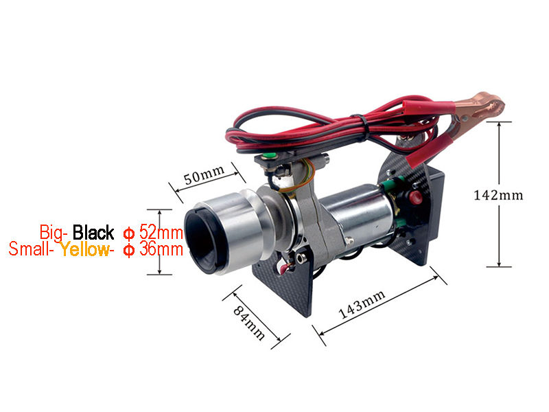 Super Electric Starter SPS80 For 15cc to 80cc Gasoline Engine / 40 to 400 Class Nitro Airplane Model