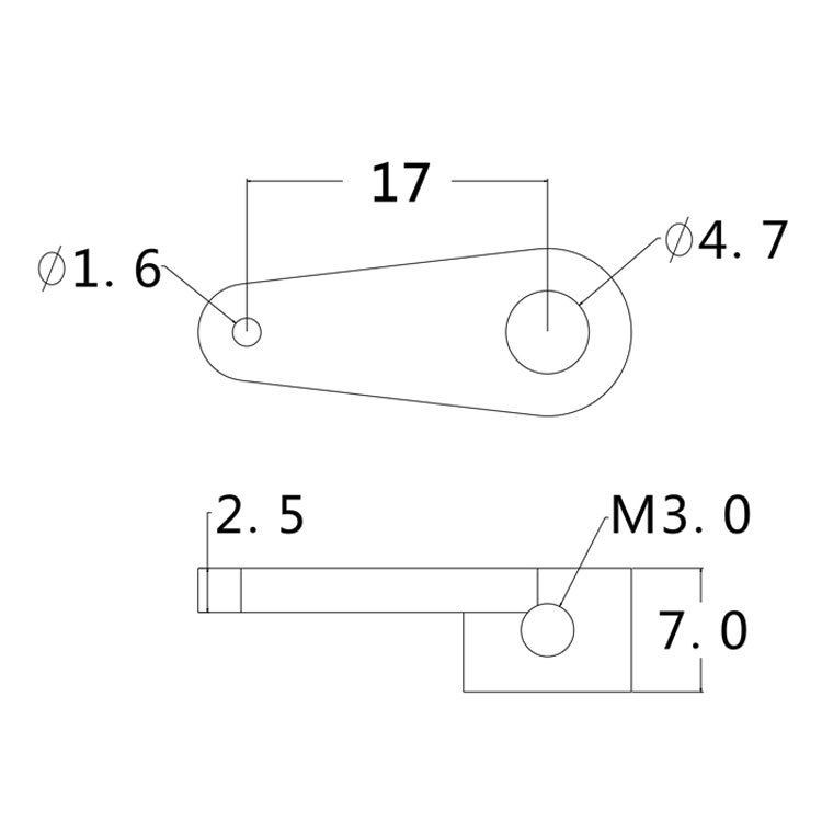 CNC Throttle Arm for Walbro Carburetor