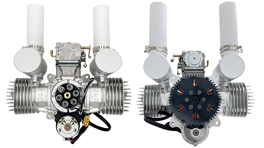 DLE130 Integrated Starter and Generator version