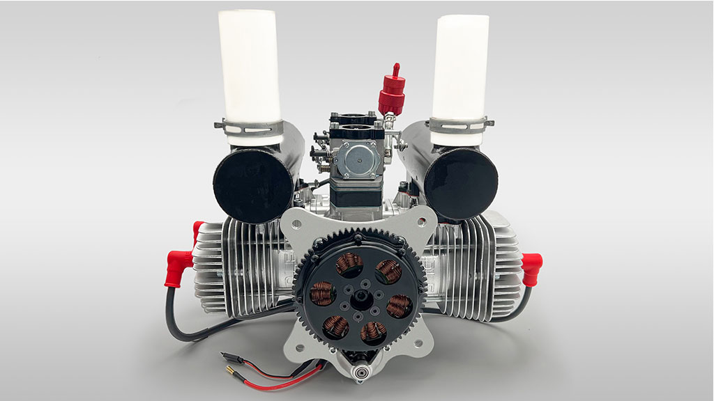 DLE400 400cc Engine With Starter 400W Power Generation DC14V Output Air-cooled High Power