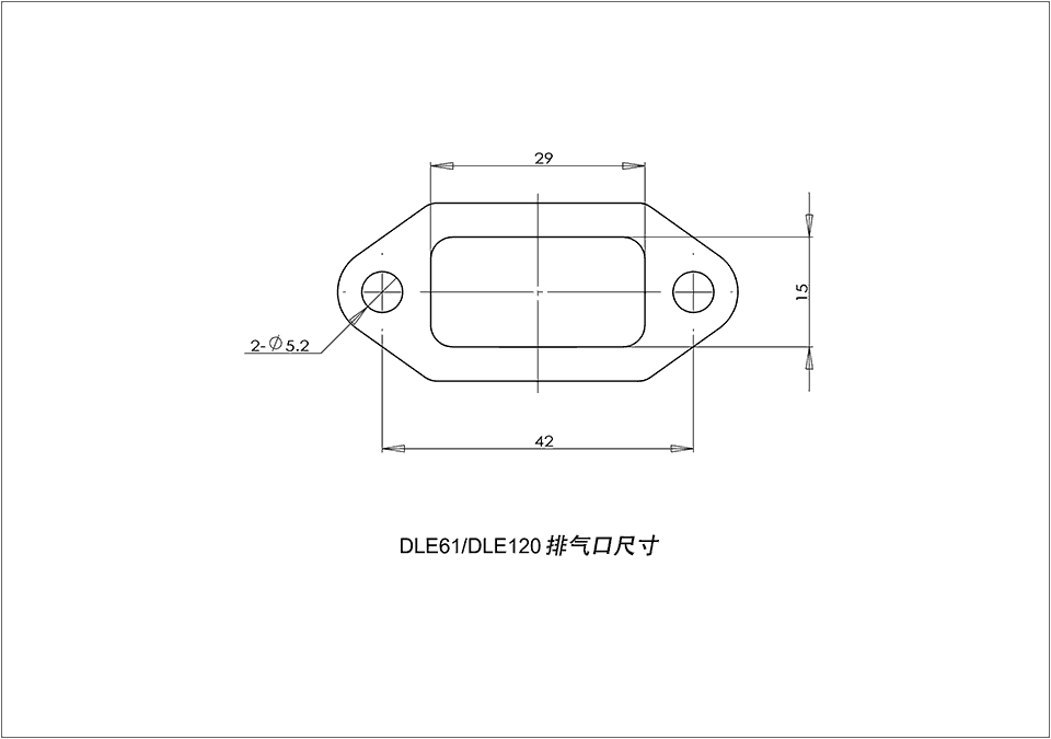 DLE120 120cc Twin Cylinder Gasoline Engines / Petrol Engines