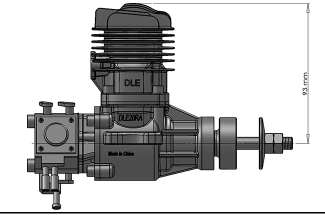 DLE20RA 20cc Gasoline Engine / Petrol Engines