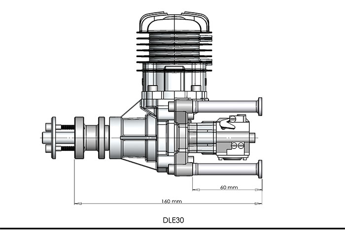 DLE30cc Gasoline Engine / Petrol Engines