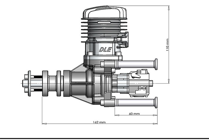 DLE35RA 35cc Gasoline Engine / Petrol Engines