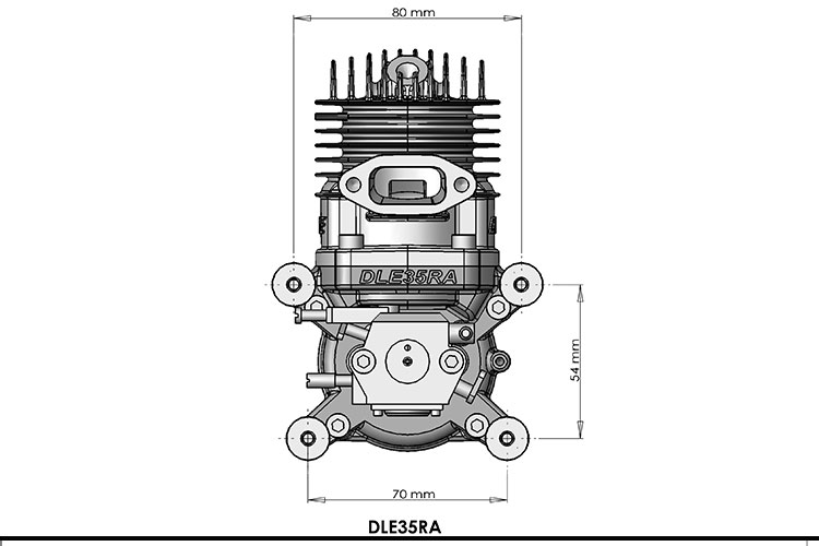 DLE35RA 35cc Gasoline Engine / Petrol Engines