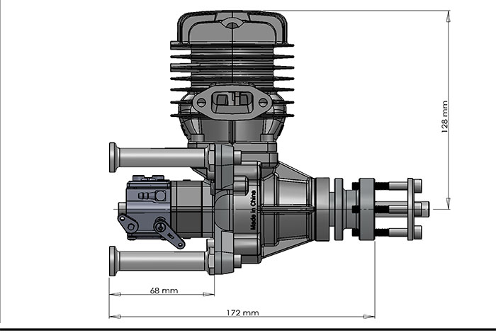 DLE55 55cc Gasoline Engine / Petrol Engines