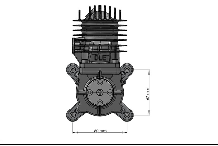 DLE55 55cc Gasoline Engine / Petrol Engines