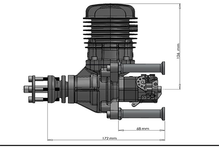 DLE61 61cc Gasoline Engine / Petrol Engines