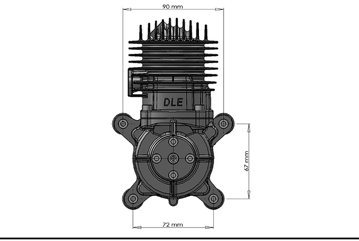 DLE61 61cc Gasoline Engine / Petrol Engines