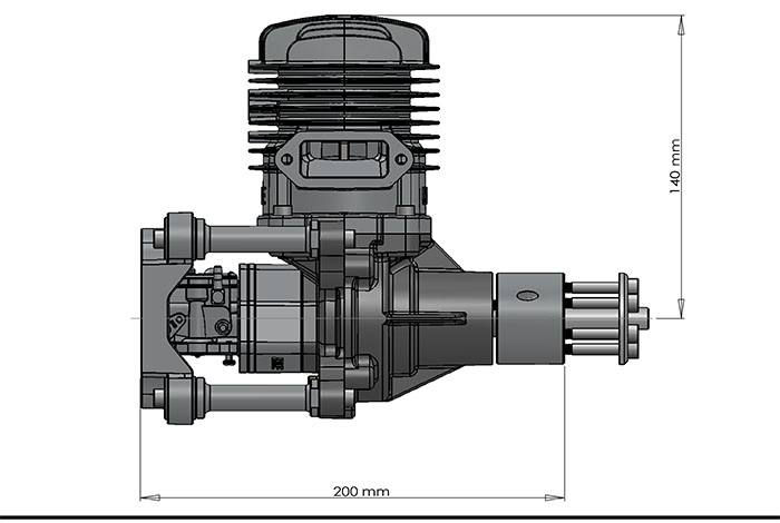 DLE85 85cc Gasoline Engine / Petrol Engines