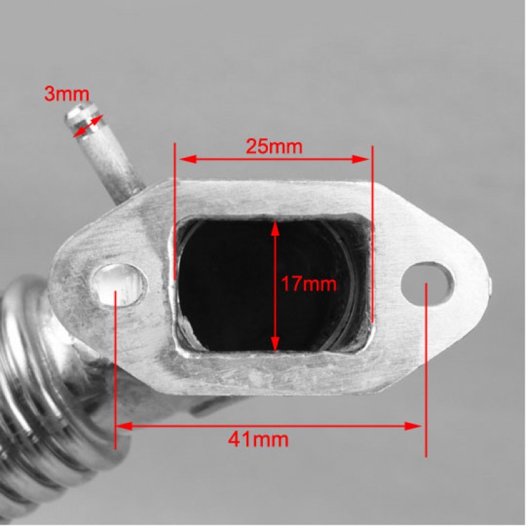 Flexible Header Pipe With Somking Nozzle For DLE55 EME60 55cc 60cc Engine