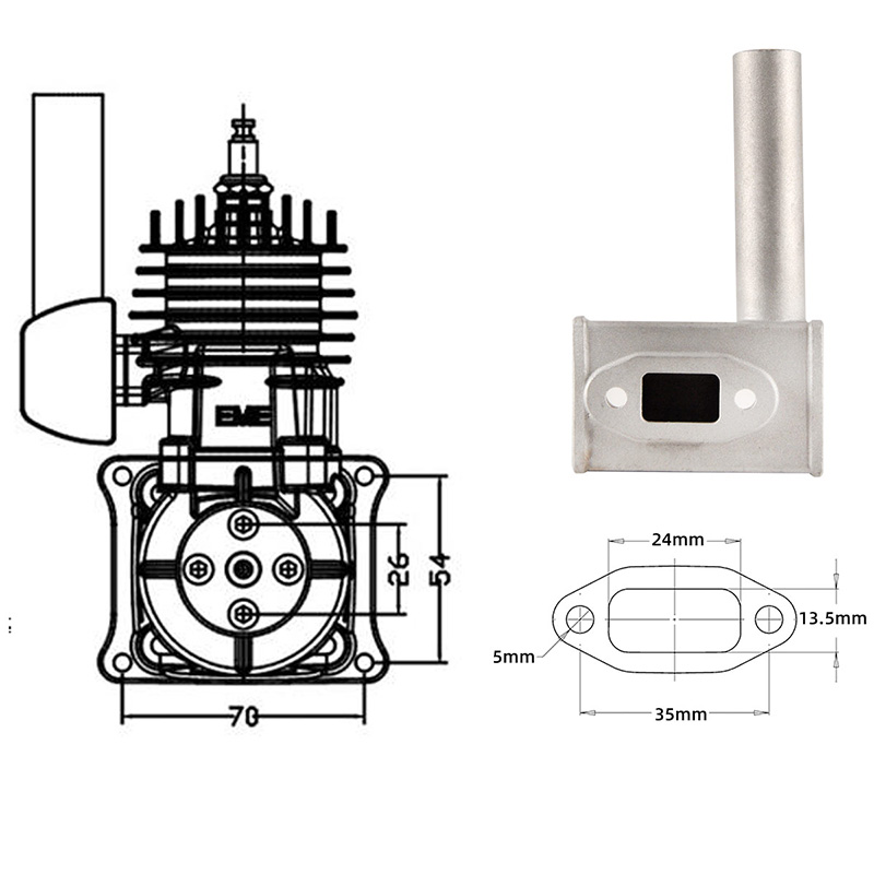 EME35 35cc Gasoline Engine/ Petrol Engines