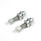 2Pcs CNC Aluminum Big 42mmx10mmx11.8mm Push Button Hatch Locks Hatch Cover Lock for RC Boat 