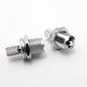 2Pcs CNC Aluminum Big 22mmx6mmx11.8mm Push Button Hatch Locks Hatch Cover Lock for RC Boat