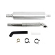 1Set EME Muffler Exhaust Pipe Rear For 26cc-35cc DLE30 EME35 DLA32 GT26 Gasoline RC Airplane Engine