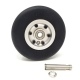 JP Hobby 75mm wide 20mm aluminium Hub wheel (6mm axle)