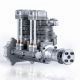 NGH GF60i2 60cc Linear double cylinder 4-stroke gasoline engine / Petrol Engines