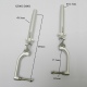 P51 Anti-Vibration Landing Gears Link diameter Ф12.7mm height 186mm wheel shaft D5mm